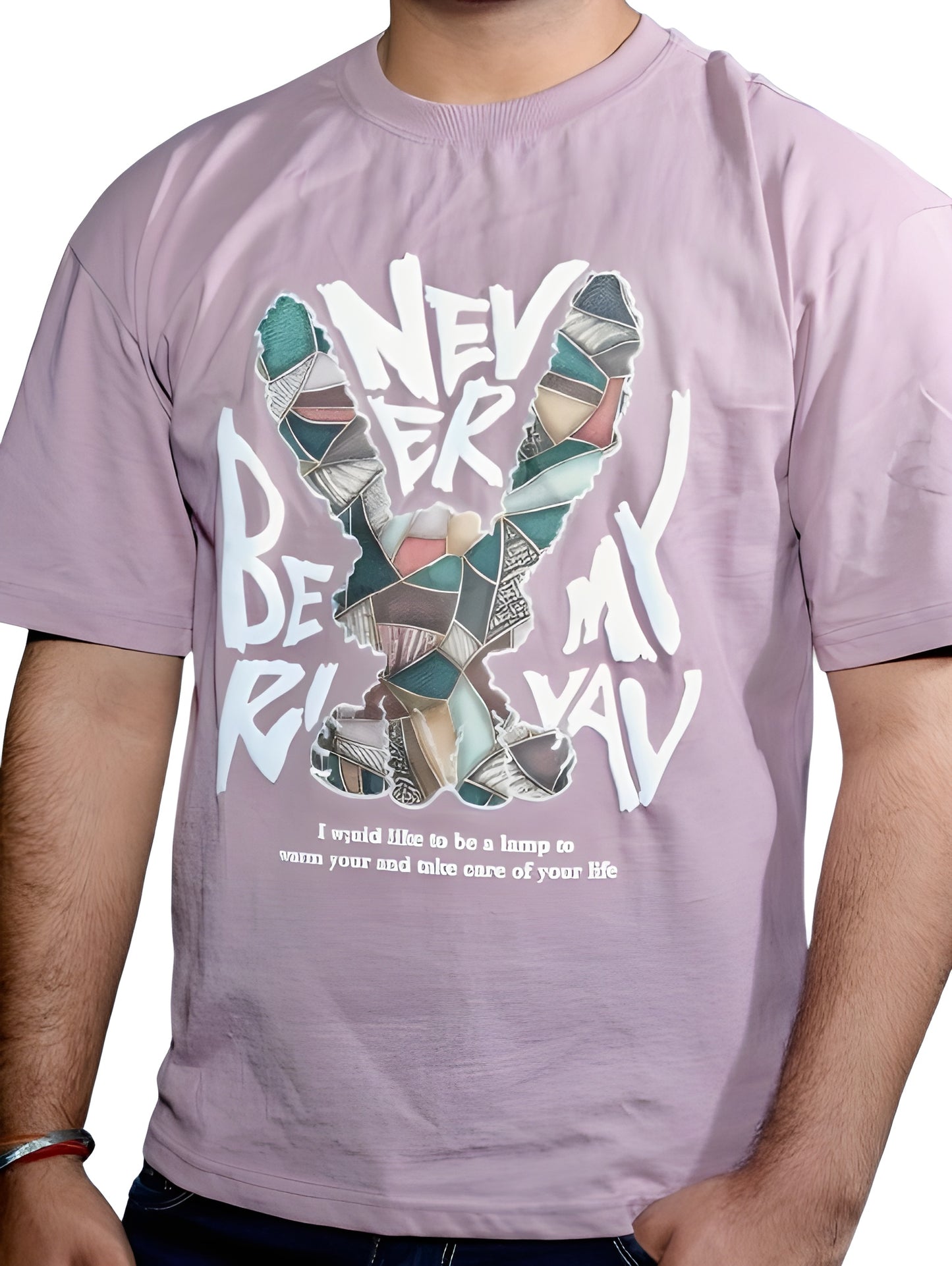 NEVER BE MY RIVAL" – Patchwork Bunny Drop
