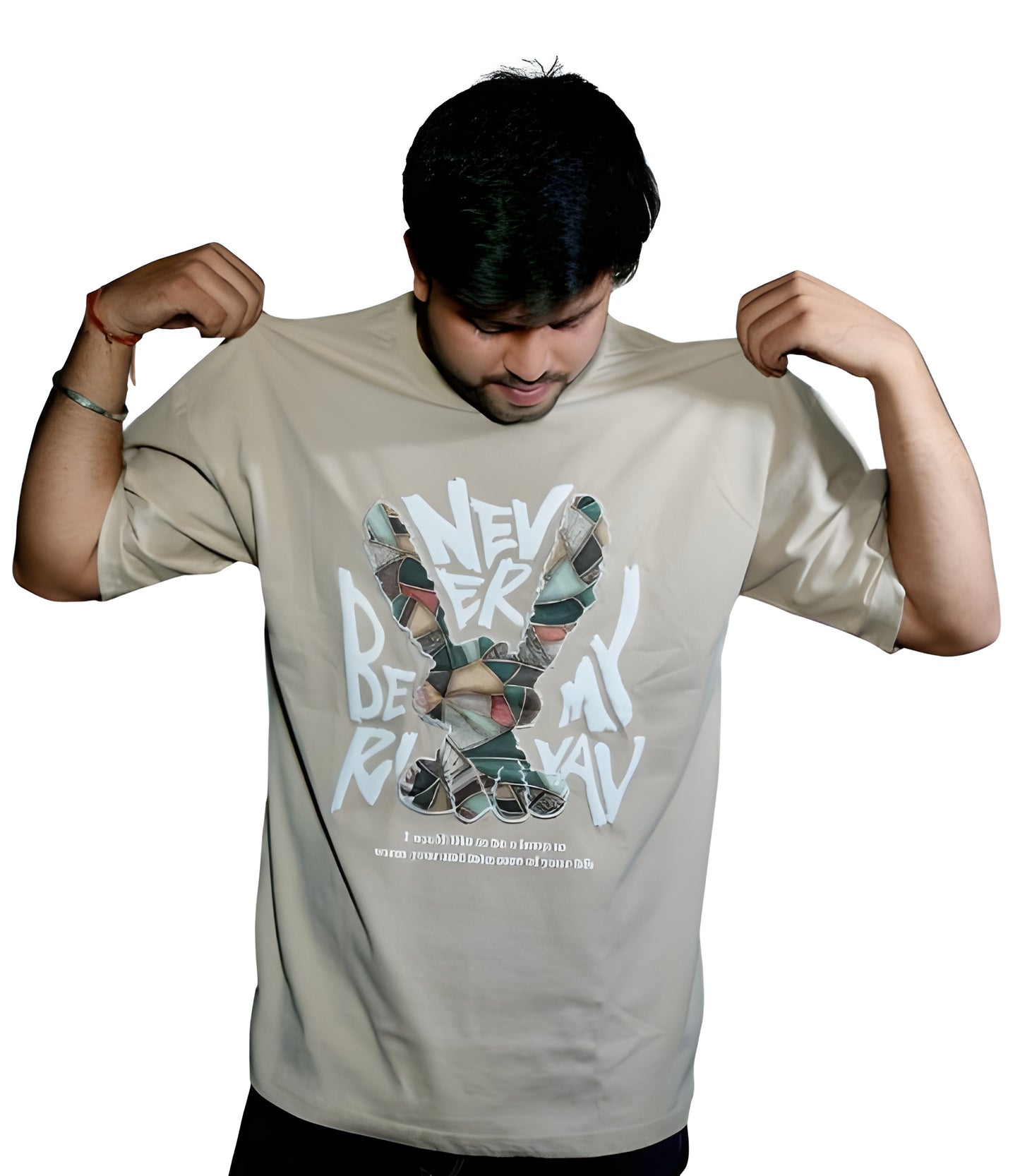 NEVER BE MY RIVAL" – Patchwork Bunny Drop