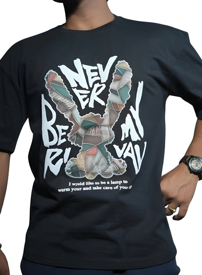 NEVER BE MY RIVAL" – Patchwork Bunny Drop