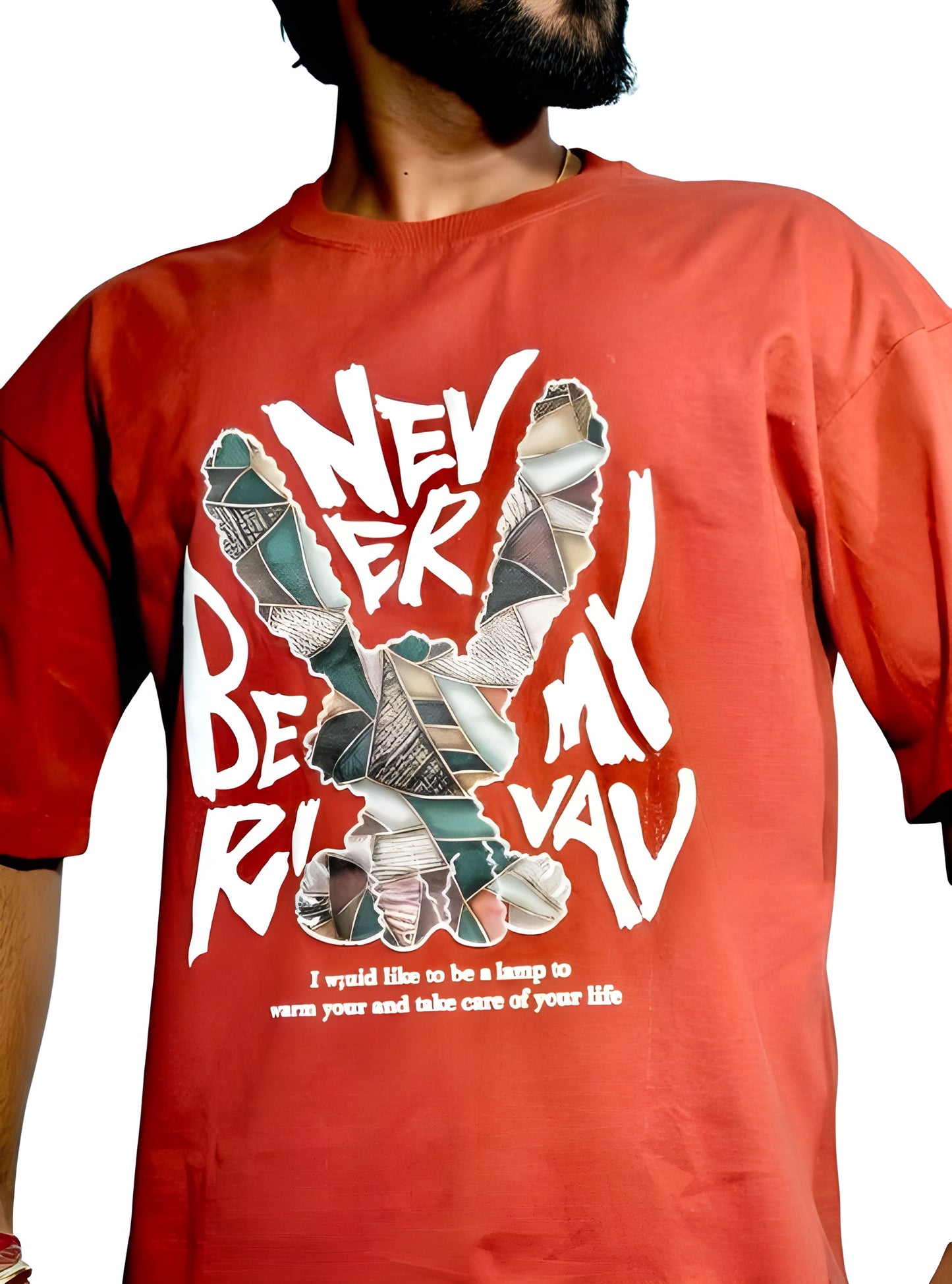 NEVER BE MY RIVAL" – Patchwork Bunny Drop