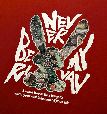 NEVER BE MY RIVAL" – Patchwork Bunny Drop